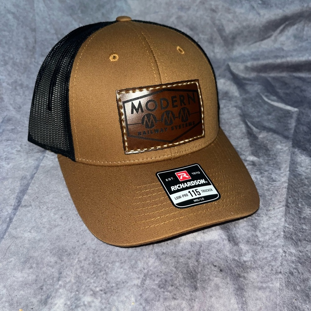 Leather patch Hat